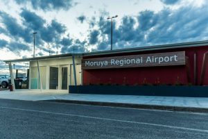 Commercial windows at Moruya airport